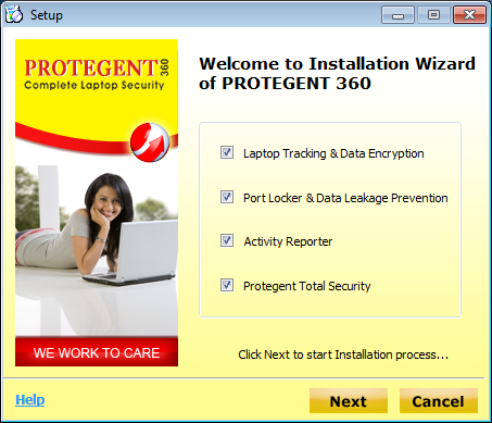 Protegent 360 2012 screenshot